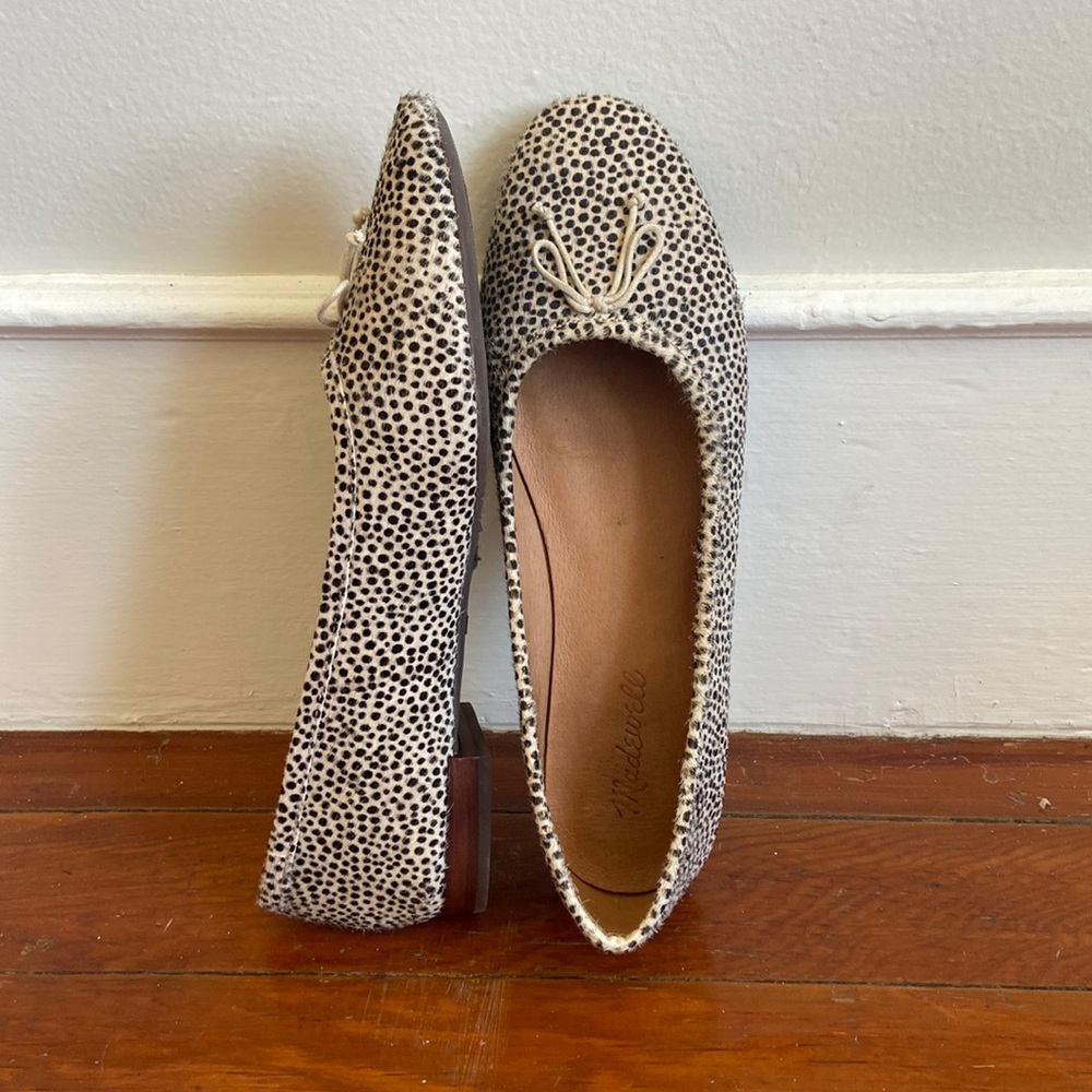 Madewell ballet flat in spot dot
